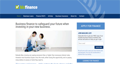 Desktop Screenshot of bizfinance.co.nz